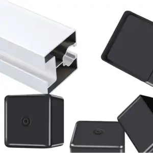 PV Rail (Solar) Cap 40x40mm