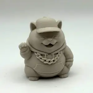 Chonky Hip-Hop Cat Figurine
