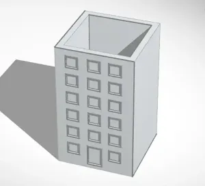 an apartment pencil holder
