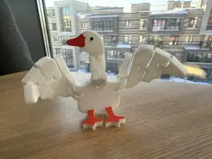 Flexible articulated goose