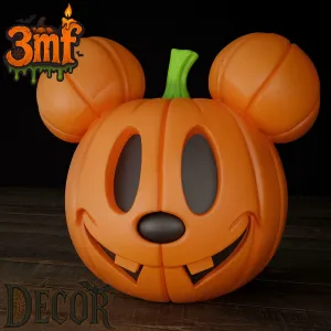 Mickey Halloween Pumpkin