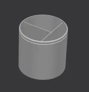 SIMPLE CIRCULAR DESK-PEN ORGANIZER