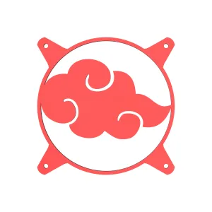 Naruto AKATSUKI - Custom 120mm Fan Grill Face Plate Cover