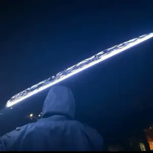hoja del sable oscuro, aditamento + programacion de leds