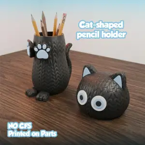 Cat-shaped pencil holder - NO CFS