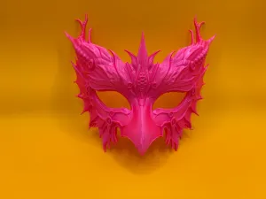 Pink devil Mask