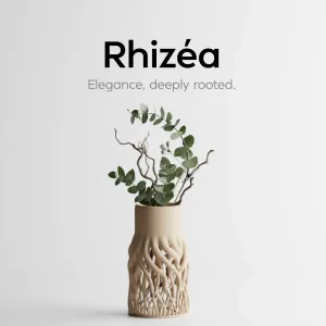 Rhizéa – Elegance, deeply rooted.
