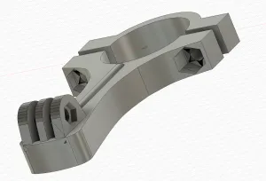 Gorpo clamp mount for steerer tube (handlebars)