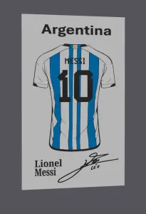 Argentina Lionel Messi Jersey display