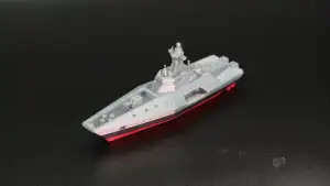 可以浮在水上的未来军舰