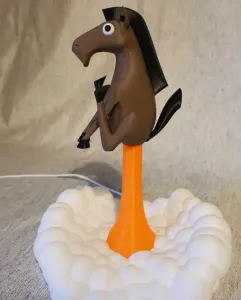Horse Rocket Lamp