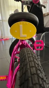 L-Plate saddle mount hit for Kids Bicycle