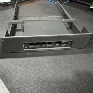 6 Port 2.5G Switch Faceplate for Universal 10" Network Shelf