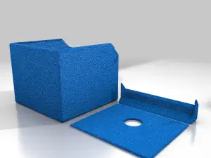 Box with Sliding Lid with Hole
