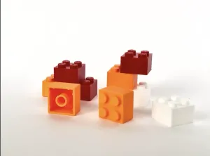 Precision engineered 2x2 legos compatible brick