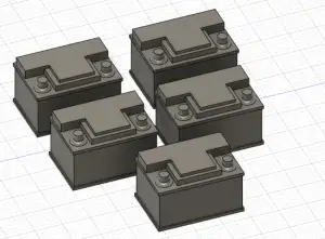1/18 BATTERIE DE VOITURE / CAR BATTERY