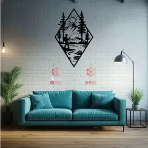 NATURE & FISHERMAN WALL ART