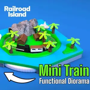 Railroad Island - Mini Train Diorama