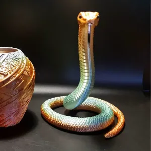 Lucky snake sculpture/ headphones stand