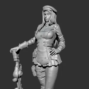Arcane Caitlyn 3D Figure | League of Legends Fan Art