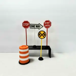 Mini traffic signs