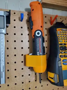 B&D Cordless Screwdriver Pegboard Holder