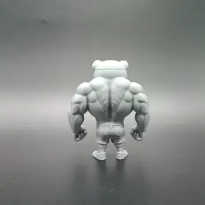 Gym Bear Supreme - Cute Chibi Meets Brutal Strength
