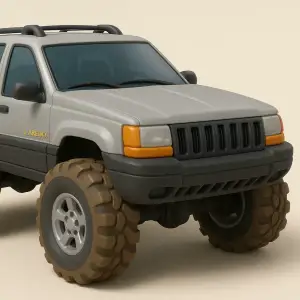 Cartoon style Jeep ZJ
