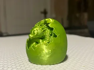 Dragon in Eggshell