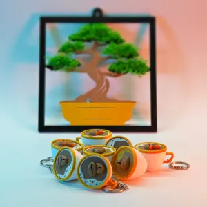 Coffee Cup Keychain