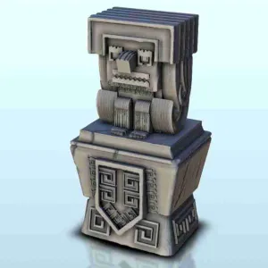 Mesoamerican totem 1 - miniatures warhammer terrain scenery
