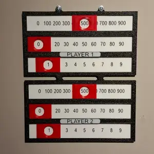 Scoreboard for darts or something else.