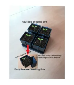 Easy Release Seedling Pots