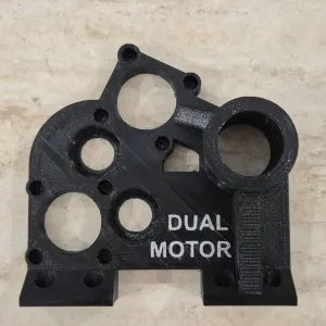 Dual motor mount for ReCreator 3D FUN size