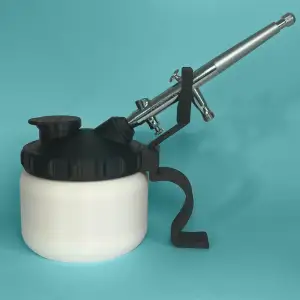 Airbrush Cleaning Pot + Stand