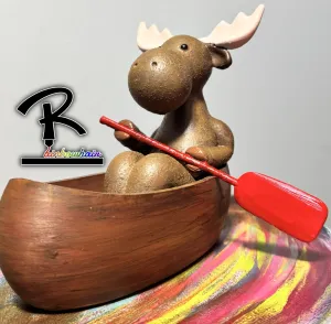 Moose in Boat