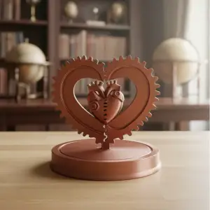 Mechanisches Herz-Getriebe (Steampunk Style)