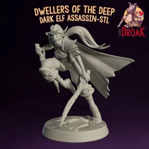 Dark Elf Assassin - Dwellers of the Deep