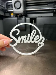 Smile Wall Art-Modern Minimalist Home Decor