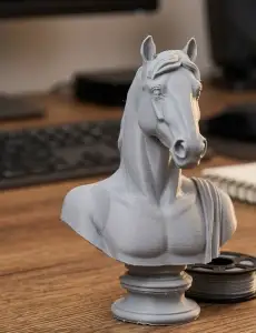 horse bust