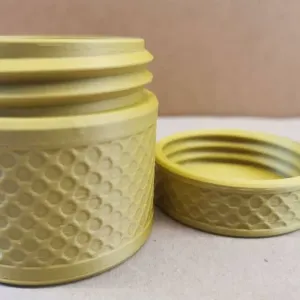 Threaded Container #2 | Secure Screw-Top Storage Jar