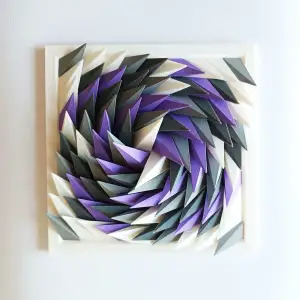 3D Wall Sculpture, Twister