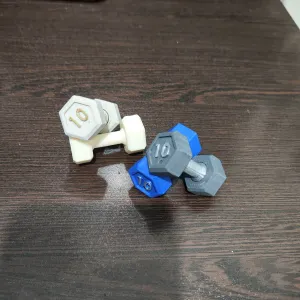 dumbbell keychain rev01