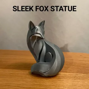 Sleek Fox Statue