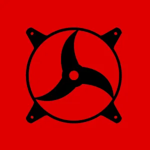 Naruto ITACHI SHARINGAN - Custom 120mm Fan Grill Face Plate
