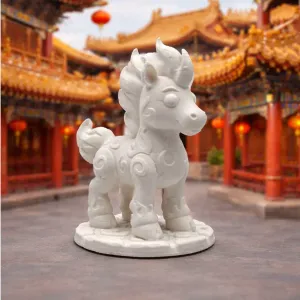 Cute Fire Horse