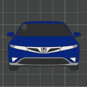 Car Keychain - Honda Civic VIII