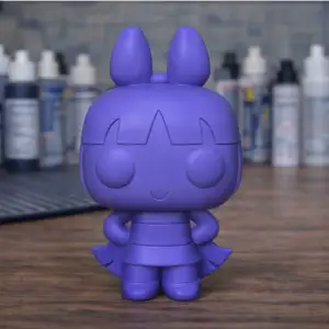 Power Puff Girls Blossom Chibi Figure