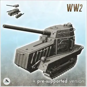 KhTZ-16 tank - Russia USSR WW2 Flames of War Bolt Action