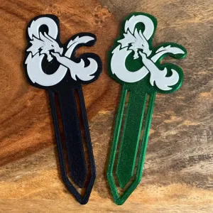 D&D Dragon Bookmark / Marcapáginas Dragón D&D